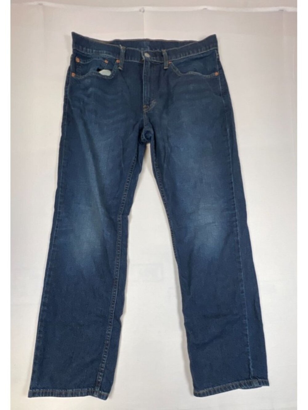 Levi's 559 Men 34 32 Inseam Blue Dark Wash Relaxed Straight Fit Denim Jeans